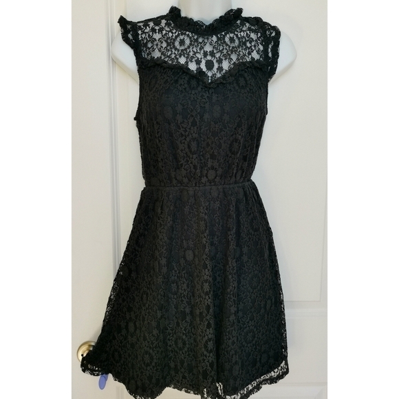 Navy Blue lace dress by Monteau size M NWT - Picture 12 of 12